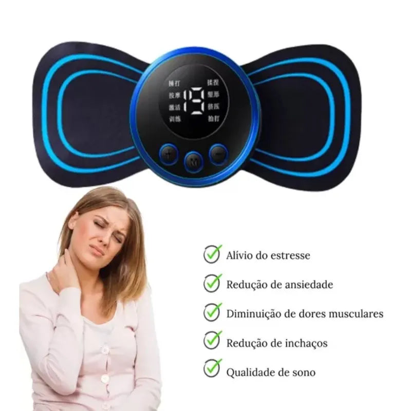 Massageador Elétrico Portatil Pescoço Coluna Ombro