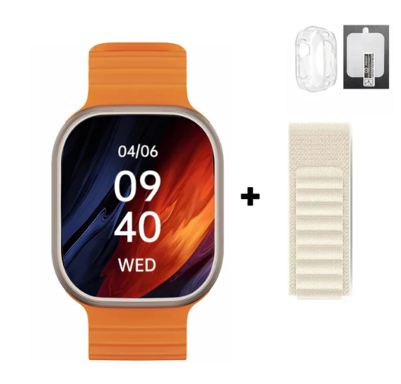 Relógio Smartwatch Ultra W69 - Serie 8 + Pulseira + Case