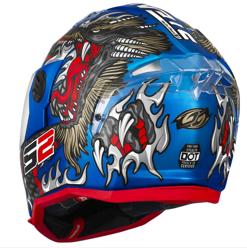 Capacete Fechado Pro Tork Stealth Dragon