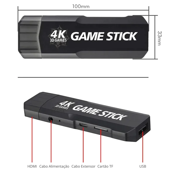 Game Stick GD10 4K + 40.000 Jogos