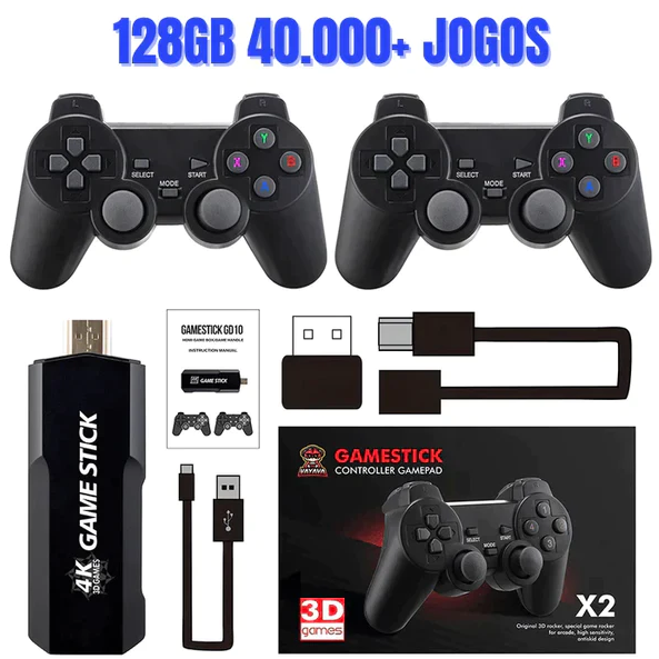 Game Stick GD10 4K + 40.000 Jogos