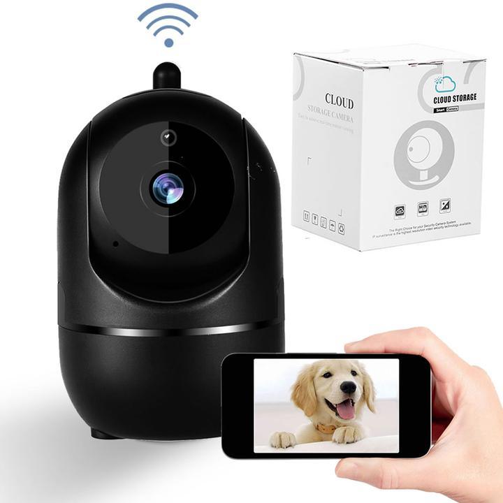 Câmera de Monitoramento 360º Wifi Vigilância Pets, Bebes, Casa - Lojas Baumani