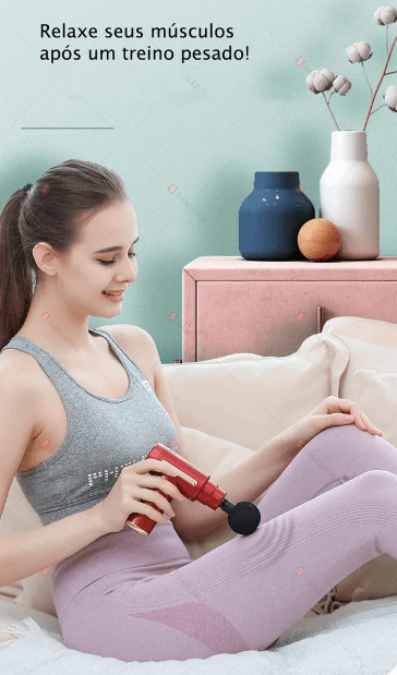 Mini Massageadora Profissional Para Relaxamento e Alívio de Dores - Lojas Baumani