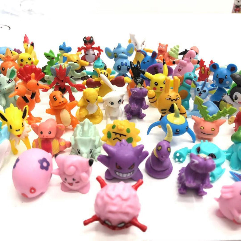 24 á 144 Peças de Pokemon Figura de Ação 2-3cm - Lojas Baumani