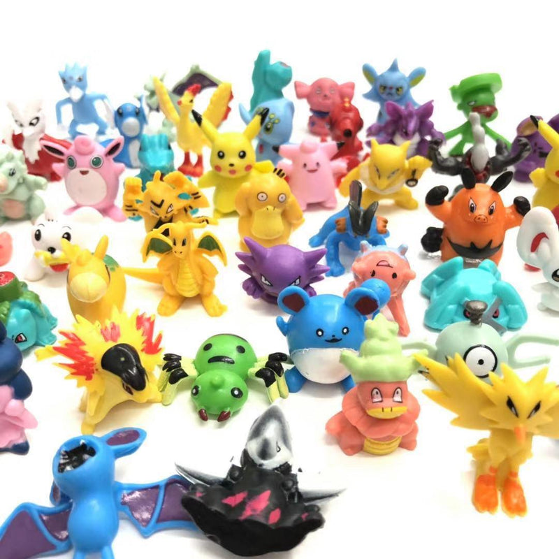 24 á 144 Peças de Pokemon Figura de Ação 2-3cm - Lojas Baumani