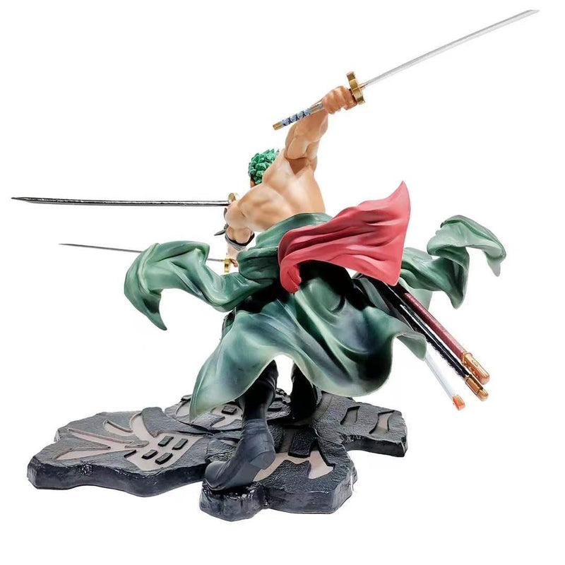 Figura de Ação One Piece Anime  Roronoa Zoro 10CM - Lojas Baumani