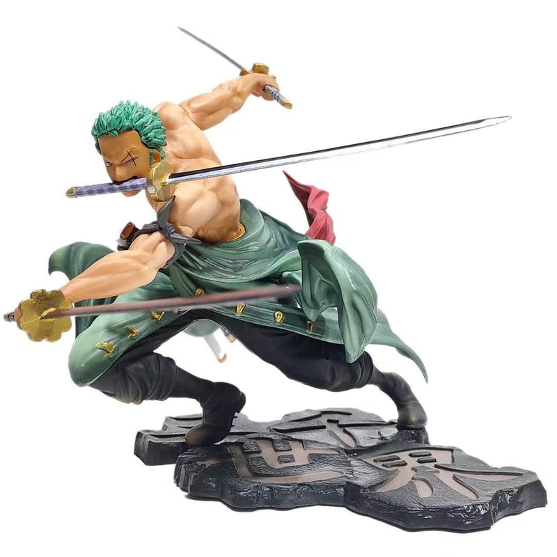 Figura de Ação One Piece Anime  Roronoa Zoro 10CM - Lojas Baumani