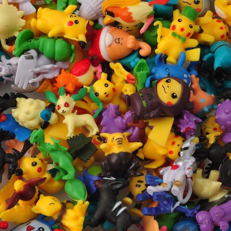 24 á 144 Peças de Pokemon Figura de Ação 2-3cm - Lojas Baumani