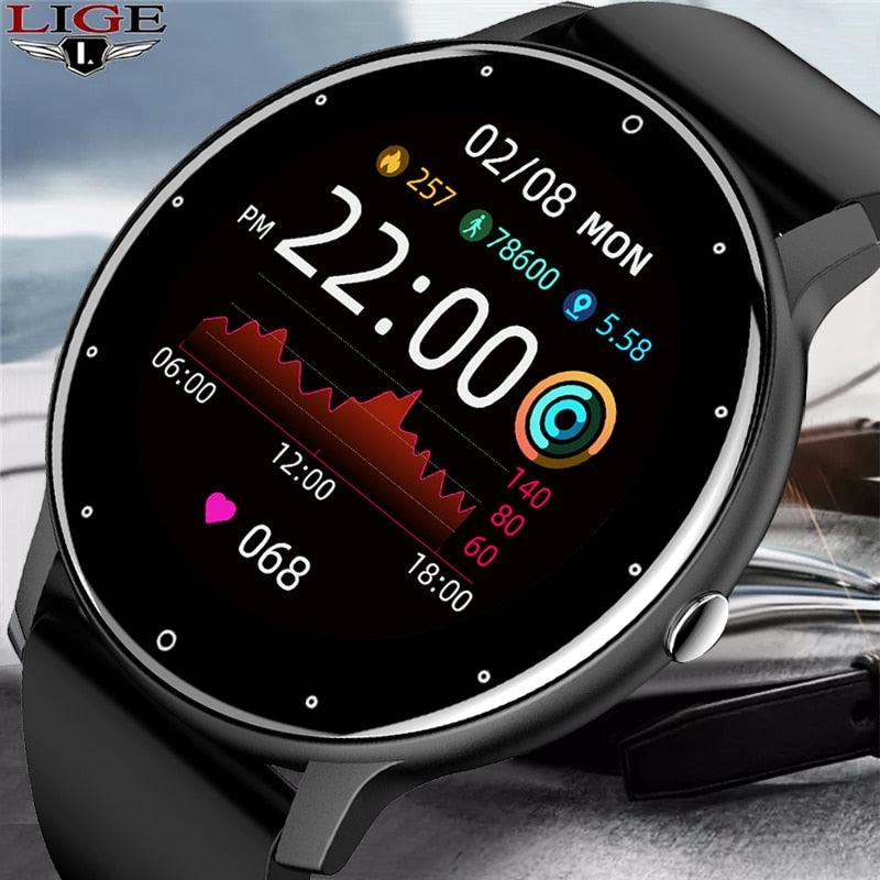 Relógio  SmartWatch Lige - A Prova D'água - Lojas Baumani