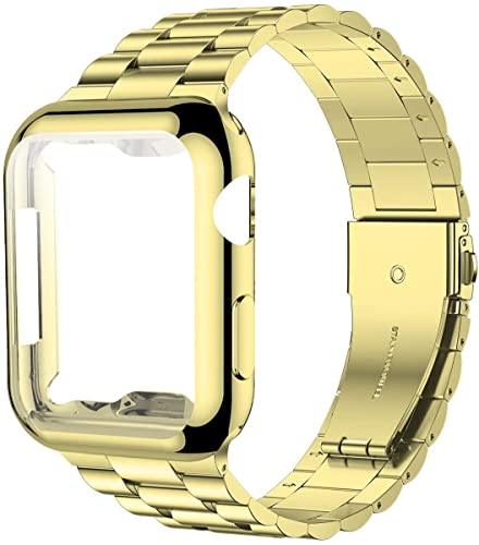 Pulseira com Case de Proteção iWatch series 7 6 5 4 3 SE 44mm 42mm 40mm 38mm - Lojas Baumani