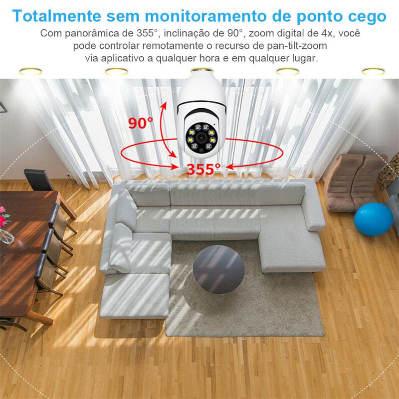 Camera de Segurança 360º Secure Pro - Lojas Baumani