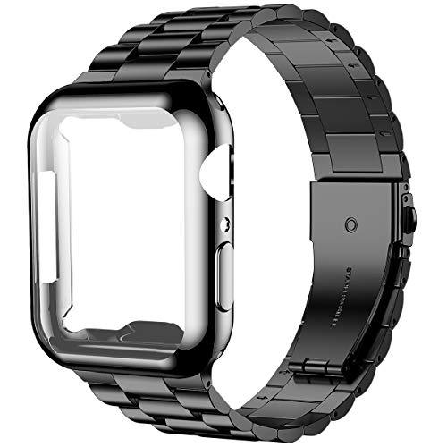 Pulseira com Case de Proteção iWatch series 7 6 5 4 3 SE 44mm 42mm 40mm 38mm - Lojas Baumani