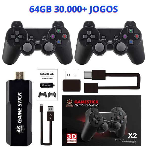 Game Stick GD10 4K + 40.000 Jogos