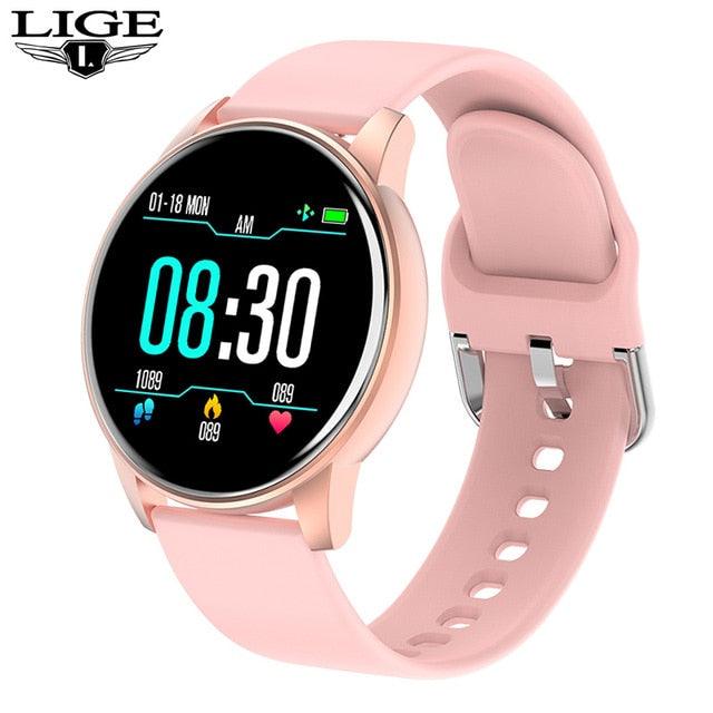 Relogio Mulher e Homem Smart Watch Android IOS - Lojas Baumani