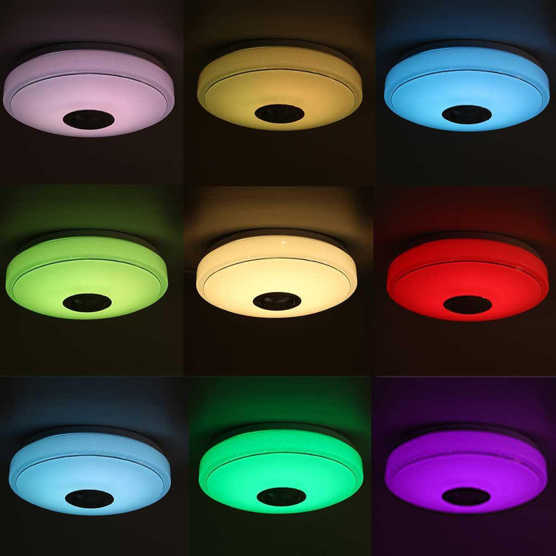 Lampada Luz De Teto Wi-Fi RGB Bluetooth 200W - Lojas Baumani