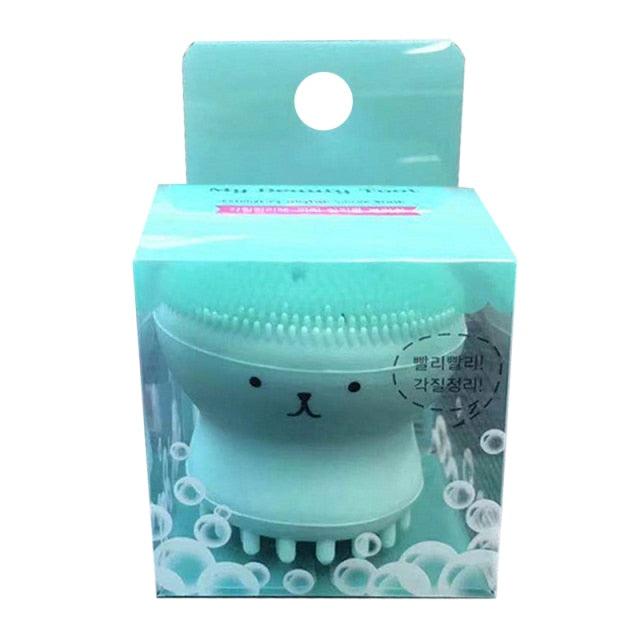 Massageador de Limpeza Facial de Silicone - Lojas Baumani