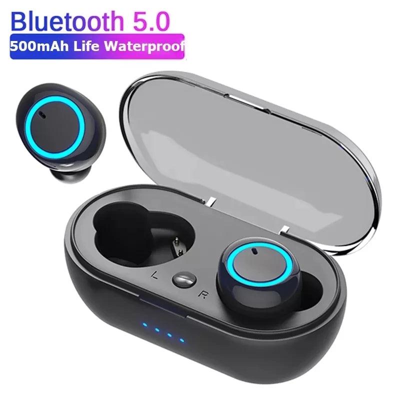 Fone de Ouvido Sem Fio com Microfone Y50 TWS Bluetooth - Lojas Baumani