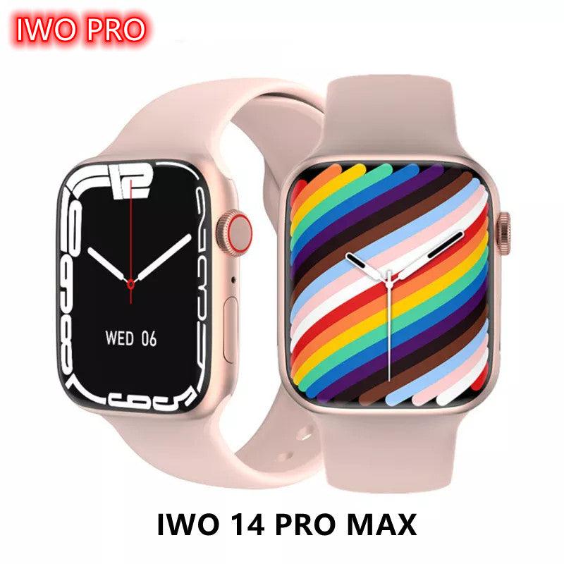 Relógio Smartwatch Iwo 14 Pro Max Série 7 + 1  De Brinde - Lojas Baumani